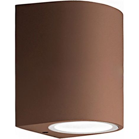 Applique esterno gea led vejo m ges902 gu10 led ip44 lampada parete monoemissione cilindro classica esterno