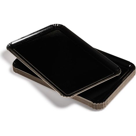 Lot de 25 plateaux traiteur noir (1/3)