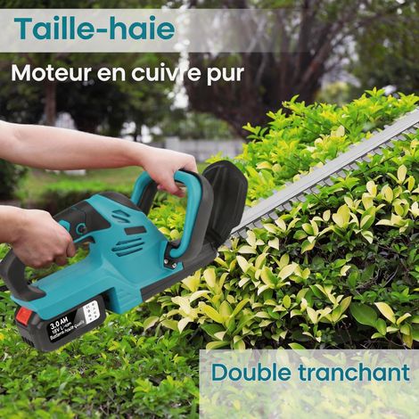 Taille-haie électrique sans fil 21 V, pour pelouses et jardin (1/5)