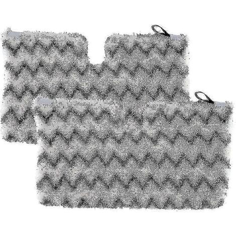 Lot de 2 lingettes de rechange standard AURA pour balai vapeur avec bandes abrasives, compatibles avec les modèles Shark Steam Pocket S3501, S3601, S3550, S3801, S3901 et SE450. (1/5)