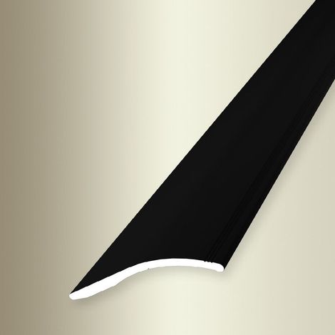 PROVISTON Übergangs- & Ausgleichsprofil Aluminium 40 x 1000 mm Schwarz Bodenprofil Metallprofil Übergangsschiene (1/3)