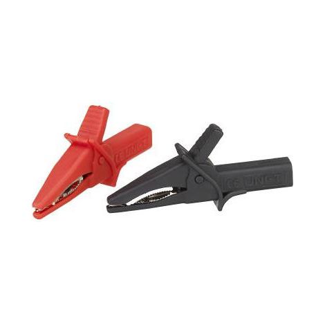 Pinzas de cocodrilo aisladas 33 mm