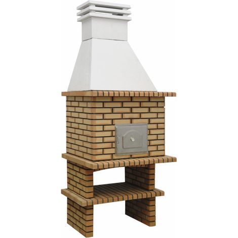 Forno a legna e carbone da incasso Luxor 107x94x271 cm Accessorio per barbecue da incasso (1/5)