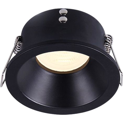 Incasso fisso a soffitto nero tondo IP65 (1/2)