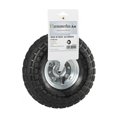 Roue Gonflée de rechange pour chariot HAEMMERLIN 44 Garden - 309011401