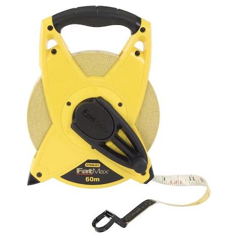 Mesure longue 60 m x 19 mm ruban fibre de verre - Fatmax - 2-34-824 - STANLEY FATMAX (1/8)