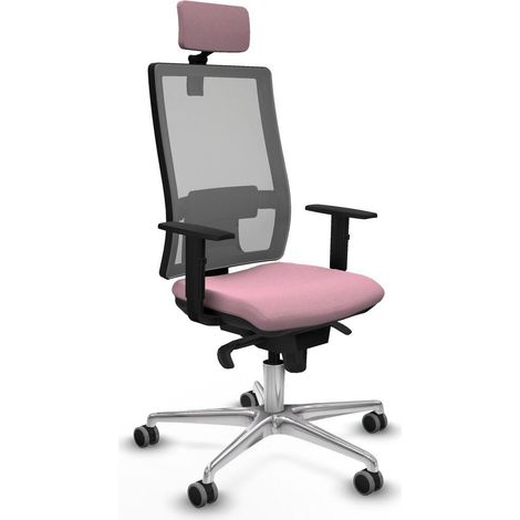 Piqueras y Crespo 1D086G2 chaise de bureau rose confortable