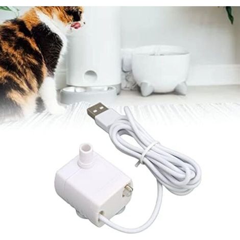 Bardusch-Pompe fontaine animaux – USB 5V – silencieuse/moteur sans balais – chat/aquarium/hydroponique (1/5)