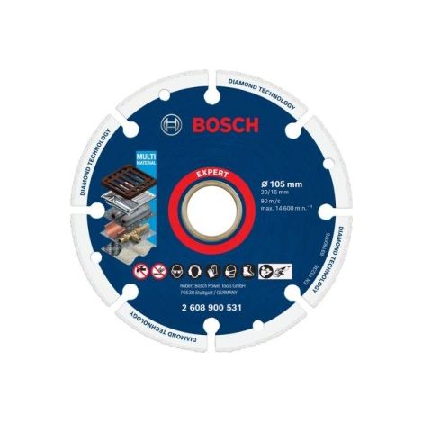 BOSCH DISCOS DE CORTE EXPERT 100 MM DIAMOND METAL WHEEL PARA AMOLADORAS PEQUEÑAS, PARA CORTADORES DE MÁRMOL (1/5)