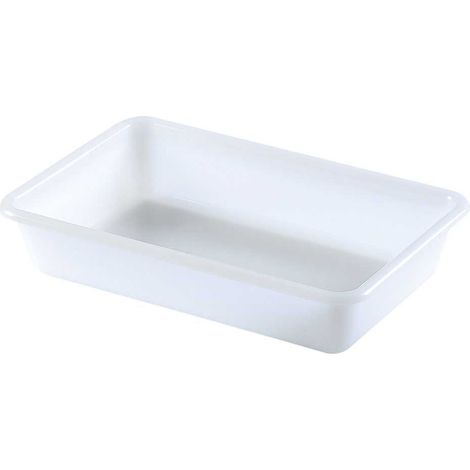 Bac Plat - 305X195XH60 mm - Blanc - Matériel CHR Pro