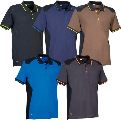 Camiseta Polo de trabajo Cofra Tudela - XXXXL - Nero
