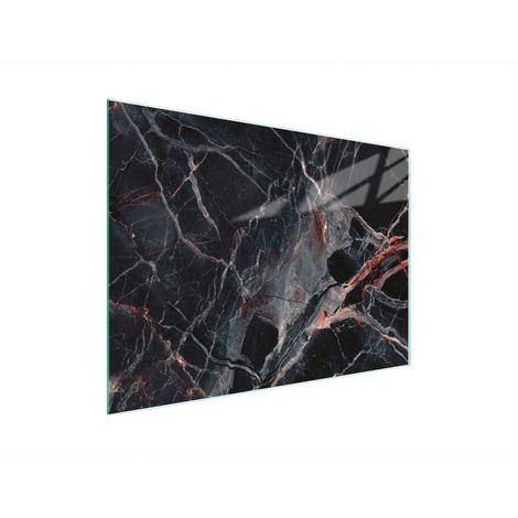 Glasschneidebrett 30x22 Marmor