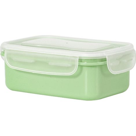 1 Boîte à lunch, verre résistant, couvercle hermétique, rectangle, micro-ondes, réfrigérateur, bureau, école (1/5)