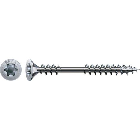Tornillo de instalación SPAX, 4,5 x 70 mm, 500 piezas, rosca de fijación, cabeza avellanada, T-STAR plus T20, 4CUT, WIROX - 0541010450705 (1/4)