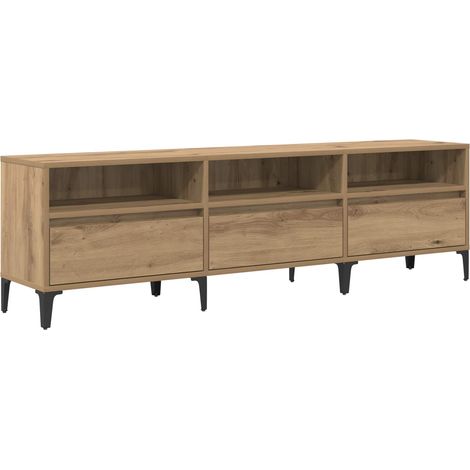 Maison Exclusive - Mobile TV 150 x 30 x 45 cm Rovere artigianale (1/5)