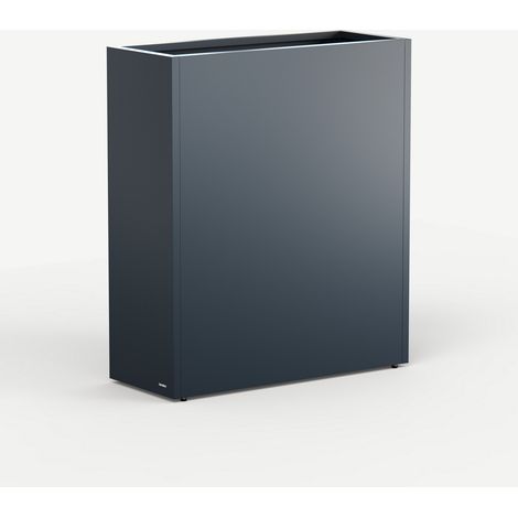 Fioriera Alta Herstera PLANTER DIVIDER 40 in Metallo colore Antracite 100x40x115 cm (1/5)