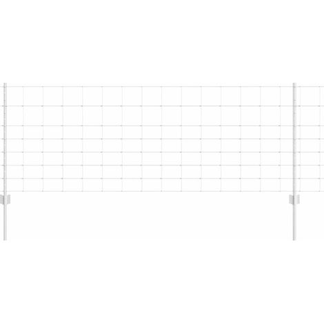 Maison Exclusive - Wildzaun mit Pfosten 25 x 0,8 m (B x H) Feuerv