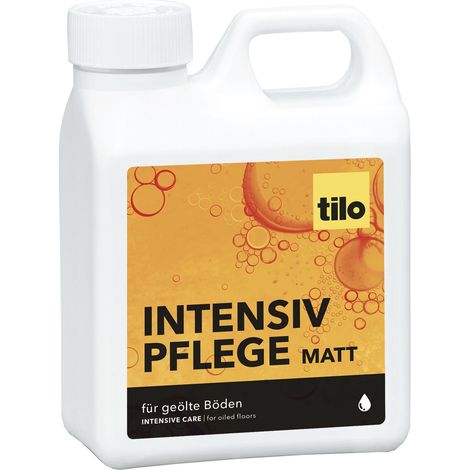 Tilo Intensivpflege Holzöl (Holzbodenöl) für geölten Holzboden, matt 1 Liter