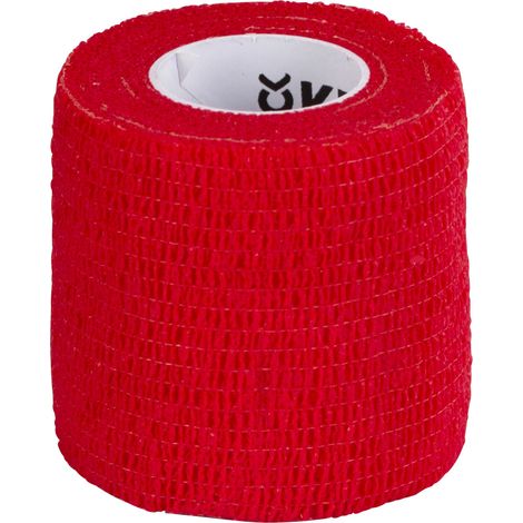 Bandage auto-adhésif pour chevaux Kerbl EquiLastic rouge 5 cm