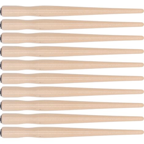 Lot de 10 porte-plumes en bois massif, confortables et ergonomiques, pour la peinture, la calligraphie anglaise et le dessin artistique. (1/5)