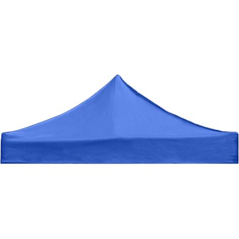 Couverture de Remplacement d'auvent 2x2m, Couverture d'auvent Robuste et résistante à l'eau pour terrasse, événements en Plein air et Petits étals de marché Bleu (1/5)