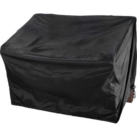 Abdeckhaube für Gartenbank 120cm schwarz
