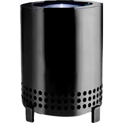 Feu de Camp Portable Tabletop Stove à Double Paroi 280g Stainless Steel Noir/ Rouge / Argent Assemblage Rapide Sans Outils (1/5)