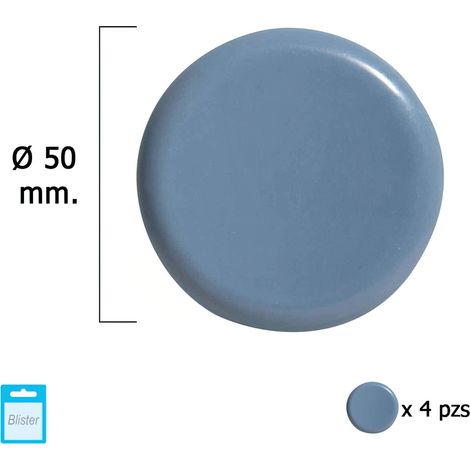 Scorrevole Ptfe Grigio Ø50 (Blister 4 Pezzi) (1/2)