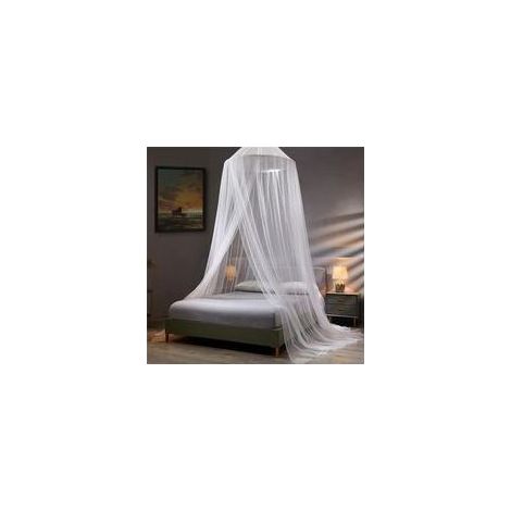 Moustiquaire de lit en forme de dôme, pliable, montage facile, 60 x 250 x 1250 cm-Crezuo (1/5)