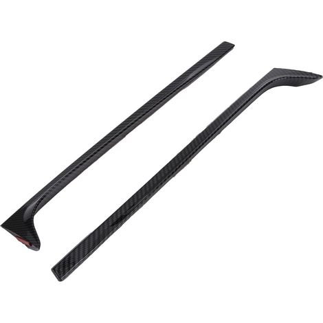 2 pièces Déflecteurs latéraux de lunette arrière Canards Aile Accessoire de Remplacement pour MK5 2011-2017 Style Fibre de Carbone (1/5)