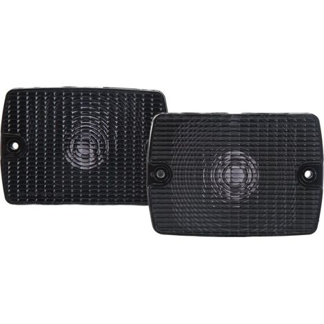 Akozon Blinkerglas, 56001378, Vorderes Standlichtglas, Starke Lichtdurchlässigkeit, Ersatz für Wrangler YJ 1987-1995(Schwarz) (1/4)