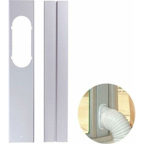 Plaque étanchéité fenêtre climatiseur 55-110 cm – Réglable – Ouverture 7,5-20 cm – Lot de 2 (1/5)