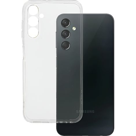 Funda delgada para Samsung Galaxy A15 5G, transparente + cristal 9H (1/3)