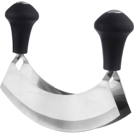 Couteau pratique a double lame pour legumes et herbes (1/5)