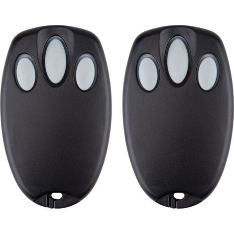 Pack of 2 replacement portable garage door transmitters for Chamberlain Liftmaster Motorlift 94335E 84335E ML700 ML500 ML850 Merlin+ C945 C840 Security+ 433.92 MHz
