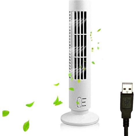 SS72 Säulenlüfterrohr, USB, blattlos, leise, einstellbare Leistung