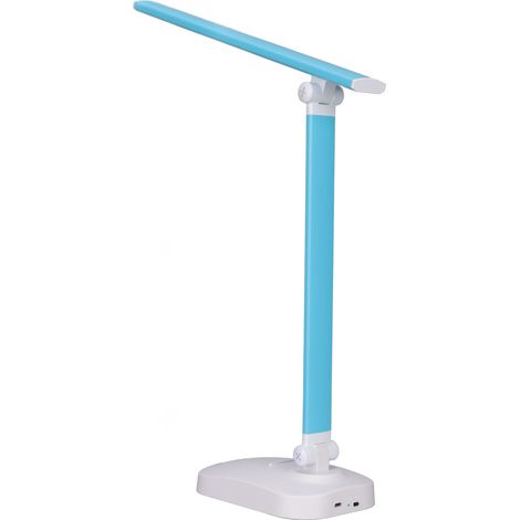 Lampe de bureau LED rechargeable par USB, lumière blanche chaude, trois modes de luminosité réglable, interrupteur tactile, petite lampe de bureau (1/5)