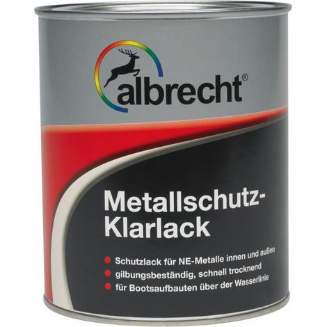 Albrecht Metallschutz-Klarlack 750 ml farblos Wetterschutzlack Schutzlack