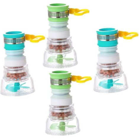 4pièces Aérateur De Rotatif Étanche Avec Filtre Diffuseur De Douchette Pour Cuisine Accessoire De Nettoyage Pratique Et-Karteo (1/5)