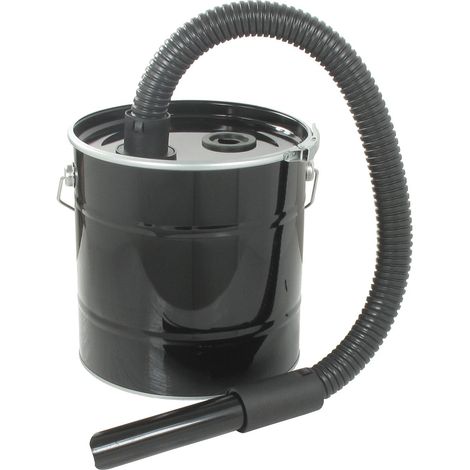 GREENSTAR, Contenitore cenere per aspirapolvere 17 L, Fornito con rete e filtro flessibile, Facile ed efficiente, Cenere da caminetti, barbecue, caldaie