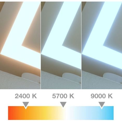 Miroir LED modulable et antibuée VISTA PLUS - 120x80 cm