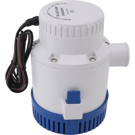 3000GPH Electronic Automatic Bilge Pump, Waterproof, Silent, Submersible for Ponds, Pools, Spas, 12V (1/5)