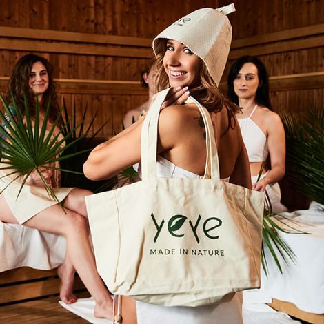Sac de sauna en coton Yeye Made in Nature (1/5)
