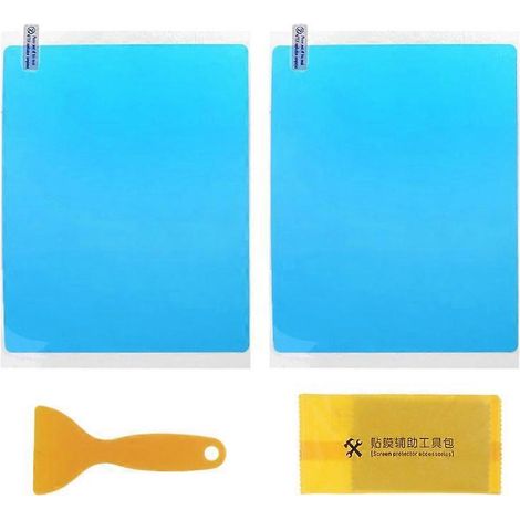 Lot de 2 films protecteurs transparents anti-pluie et imperméables pour vitres de voiture, 16 x 20 cm (1/5)