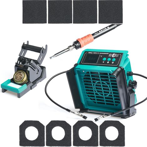Stazione saldante da 110 W con aspiratore di fumi e staffe di montaggio Yihua 948D Q III