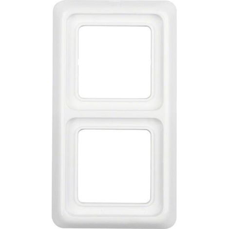 Berker 132909 Rahmen 2fach mit Dichtung wg Up IP44 polarweiß, glänzend (1/5)
