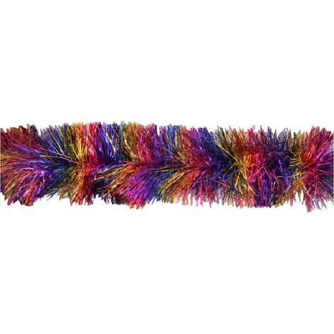 Nastro festone boa multicolore raimbow 400 cm addobbi decorazioni natalizi per casa albero di natale (1/3)