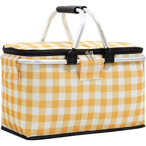 Sac Isotherme - BININBOX - Pliable - Grand Capacité 22L - Multi-Couleurs - Idéal Pique-nique Camping (1/4)