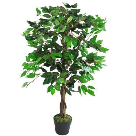 110cm Large Artificial Bushy Ficus Tree (1/3)