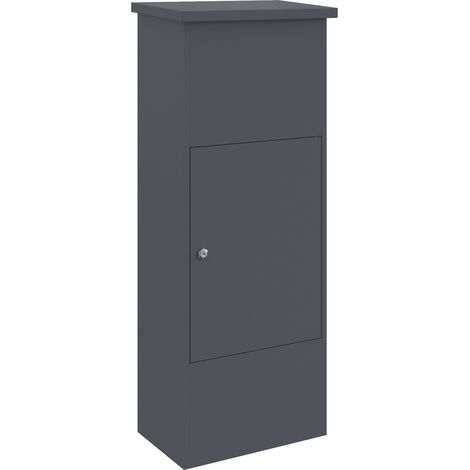 Boîte de dépôt de colis Anthracite 44,5 x 29 x 110,5 cm Acier